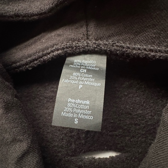 The Drive Clothing Bite The Bullet Cropped Hoodie - Picture 2 of 3